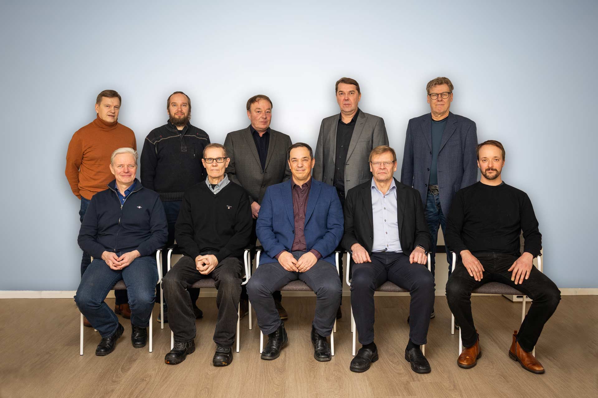 Hallintoneuvostoa kuvassa ylhäällä vasemmalta Jussi Lassila, Esa Mattila, Vesa Järvinen, Kari Ristaniemi, Matti Ylikantola. Alhaalta vasemmalta Juha Kamppila, Pasi Kalliokoski, Jussi Somppi, Jouni Lammi, Ari-Pekka Pahkajärvi.